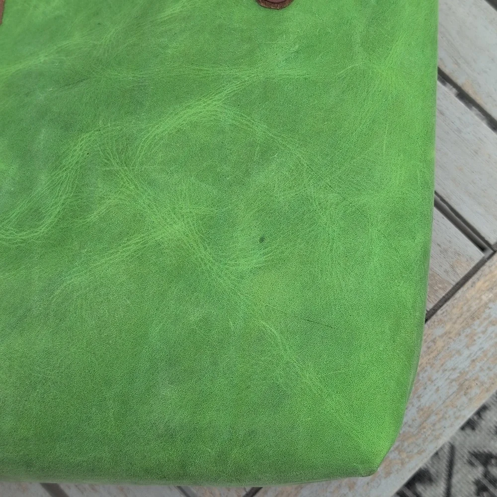 KMM & CO Mini Leather Tote Bag Fern - Picture 8 of 13